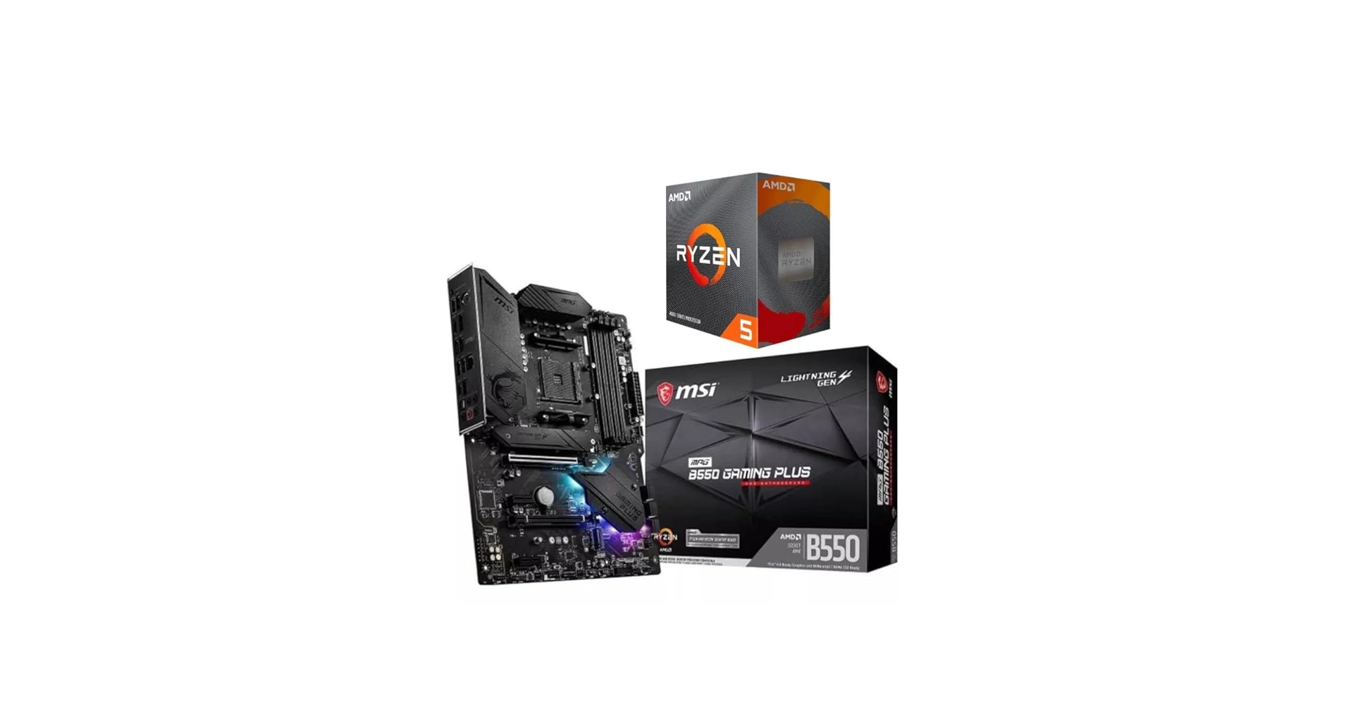 Kit UPGRADE AMD RYZEN 5 5600X + MSI MPG B550 GAMING PLUS